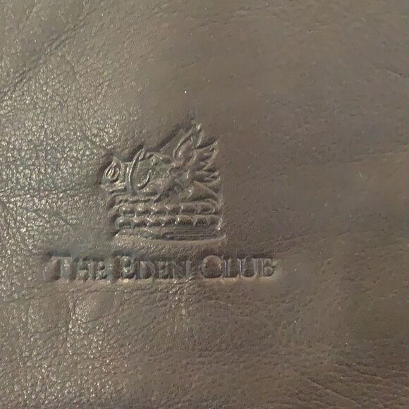 All Leather Brown Computer Bag - Picture 4 of 12